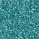 Miyuki delica beads 10/0 - Lined aqua blue ab DBM-79